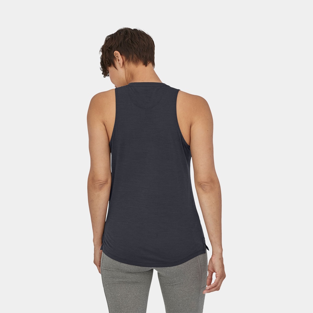 Cap Cool Merino Tank Women Black