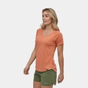 Cap Cool Trail Shirt Women Furrow Stripe: Light Current Blue (copie)