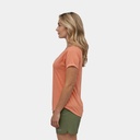Cap Cool Trail Shirt Women Furrow Stripe: Light Current Blue (copie)