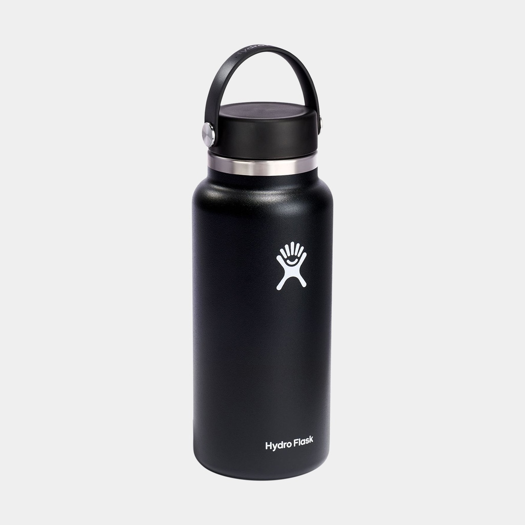 32oz Wide Flex Cap Black