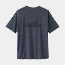 Capilene Cool Daily Graphic Shirt 73 Skyline: Smolder Blue X-Dye