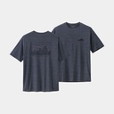 Capilene Cool Daily Graphic Shirt 73 Skyline: Smolder Blue X-Dye