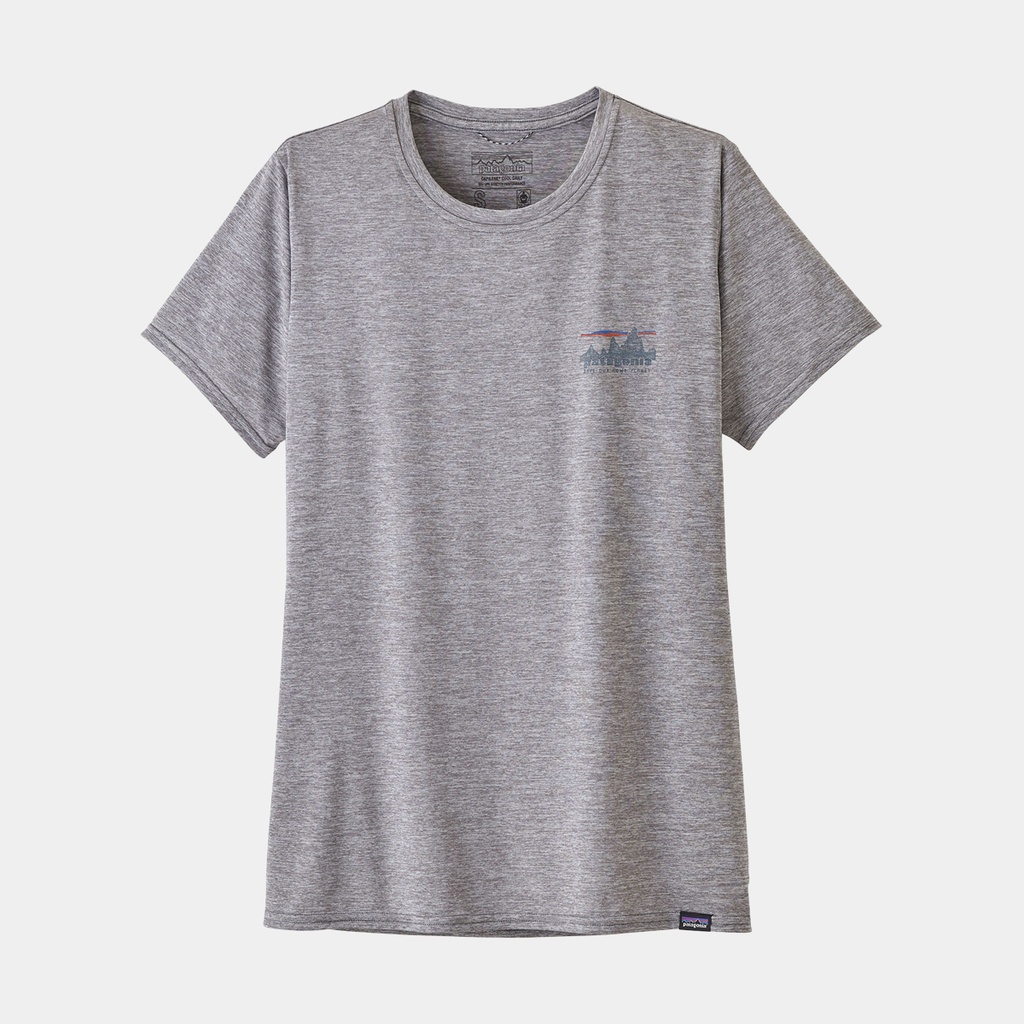 Capilene Cool Daily Graphic Shirt Playlands - Mountains: Smolder Blue X-Dye (copie)