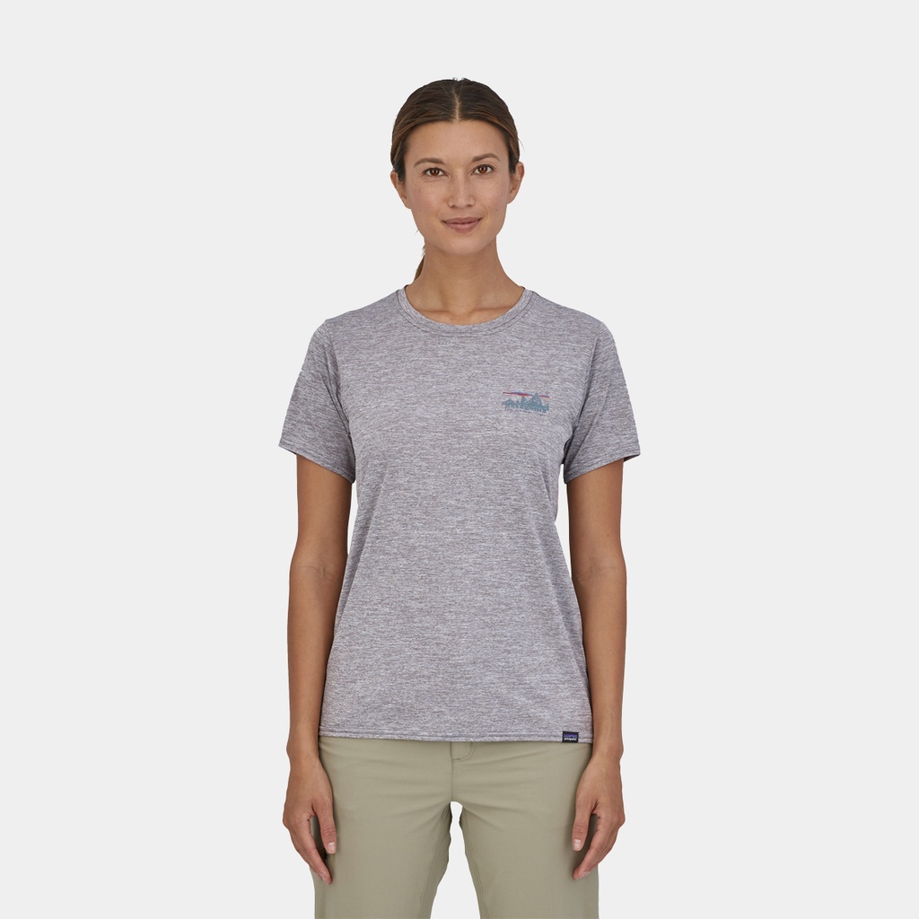Capilene Cool Daily Graphic Shirt Playlands - Mountains: Smolder Blue X-Dye (copie)