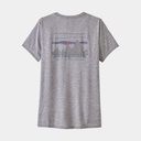 Capilene Cool Daily Graphic Shirt Playlands - Mountains: Smolder Blue X-Dye (copie)