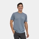 Capilene Cool Merino Graphic Shirt Fitz Roy Fader: Sandhill Rust (copie)