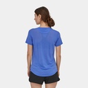 Capilene Cool Merino Graphic Shirt Women Fitz Roy Fader: Dark Ruby (copie)