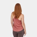 Capilene Cool Trail Tank Women Furrow Stripe: Light Current Blue (copie)