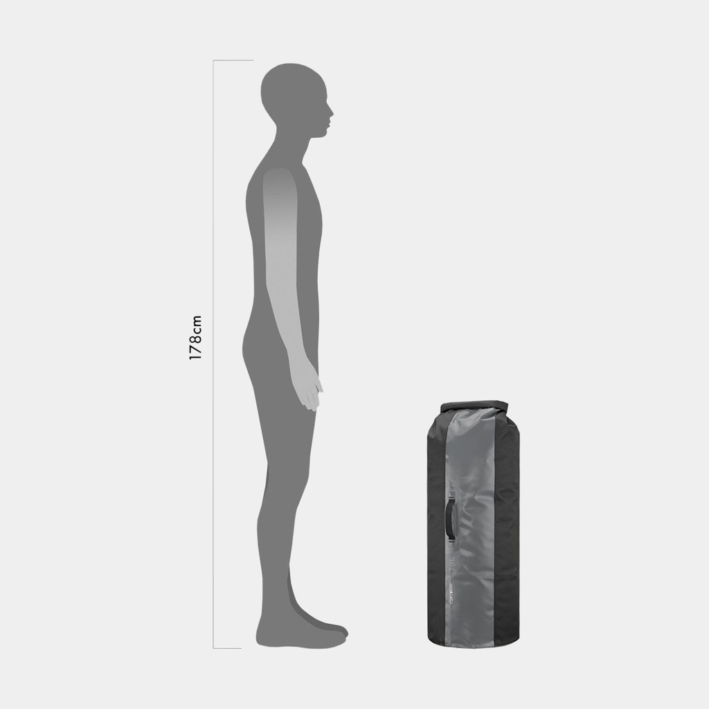 Dry Bag PS490 59L Black / Grey (copie)