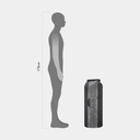 Dry Bag PS490 59L Black / Grey (copie)
