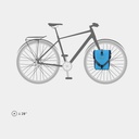 Sport-Roller Plus (Paire) 25L Denim / Steel Blue