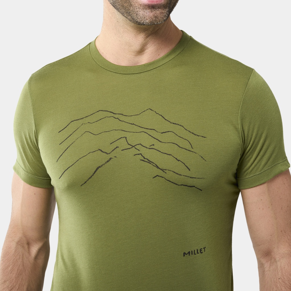 Blurry Mountains Short Sleeves T-Shirt Dark Grey (copie)