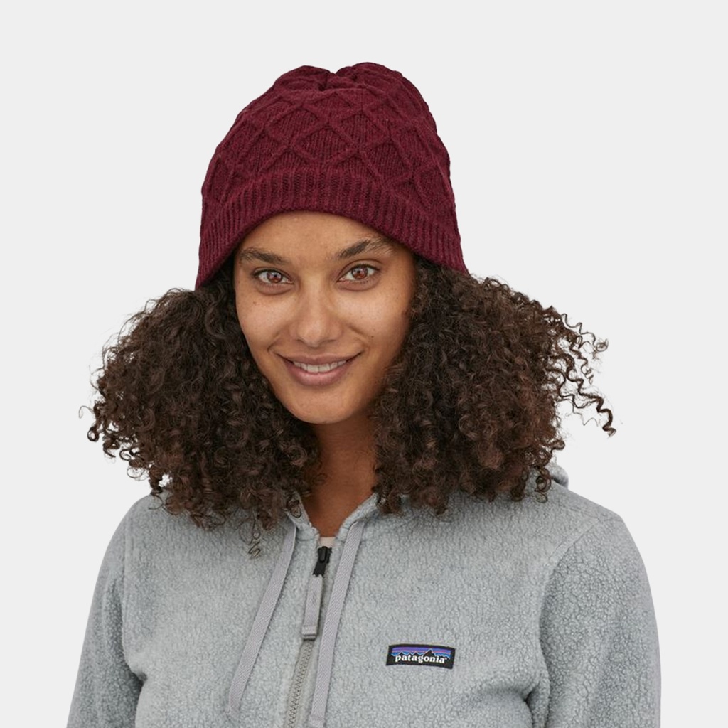 Honeycomb Knit Beanie Women Birch White (copie)