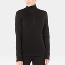 Tech Long Sleeves Half Zip 260 Women Black