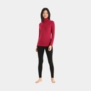 Tech Long Sleeves Half Zip 260 Women Cherry