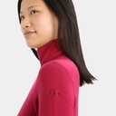 Tech Long Sleeves Half Zip 260 Women Cherry
