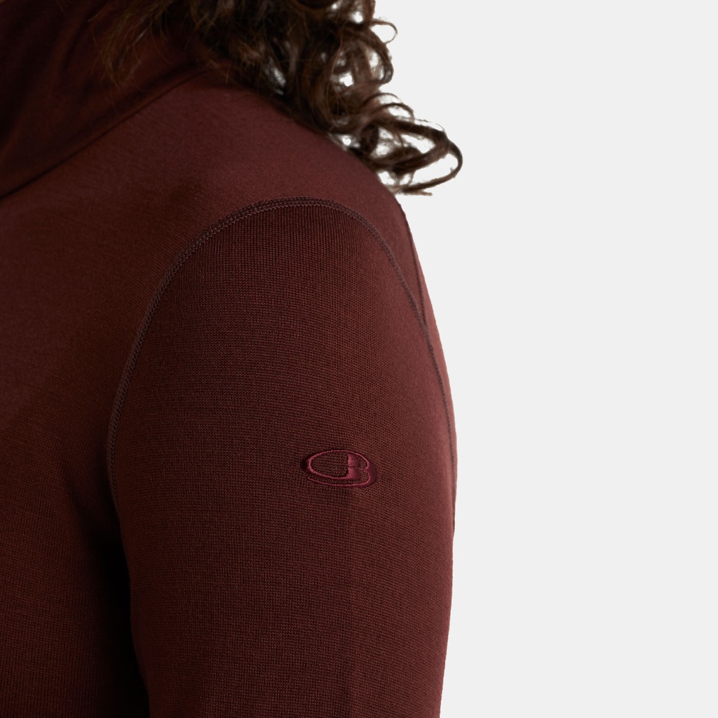 Tech Long Sleeves Half Zip 260 Women Espresso