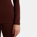 Tech Long Sleeves Half Zip 260 Women Espresso