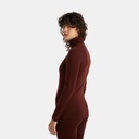 Tech Long Sleeves Half Zip 260 Women Espresso