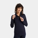 Tech Long Sleeves Half Zip 260 Women Midnight Navy