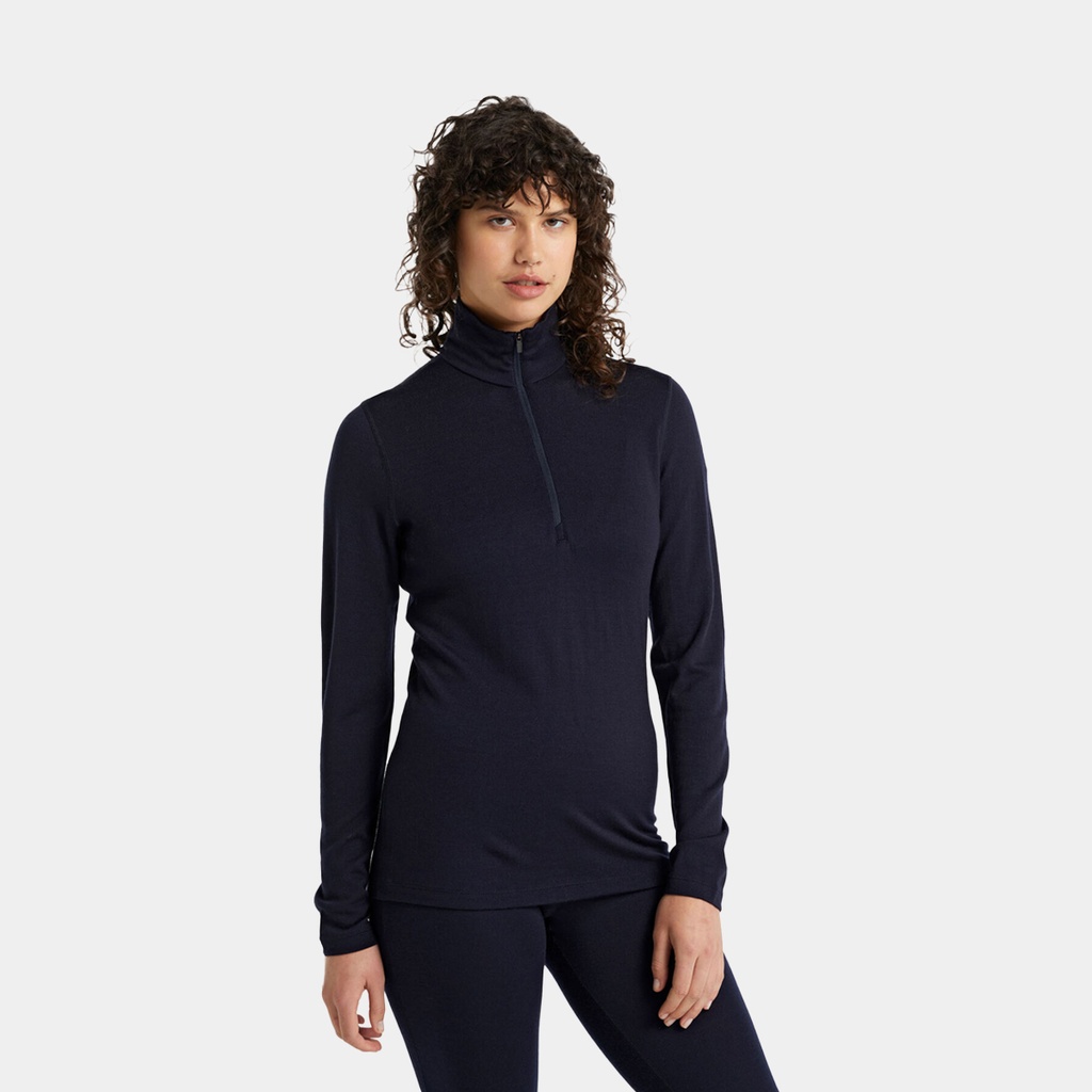 Tech Long Sleeves Half Zip 260 Women Midnight Navy