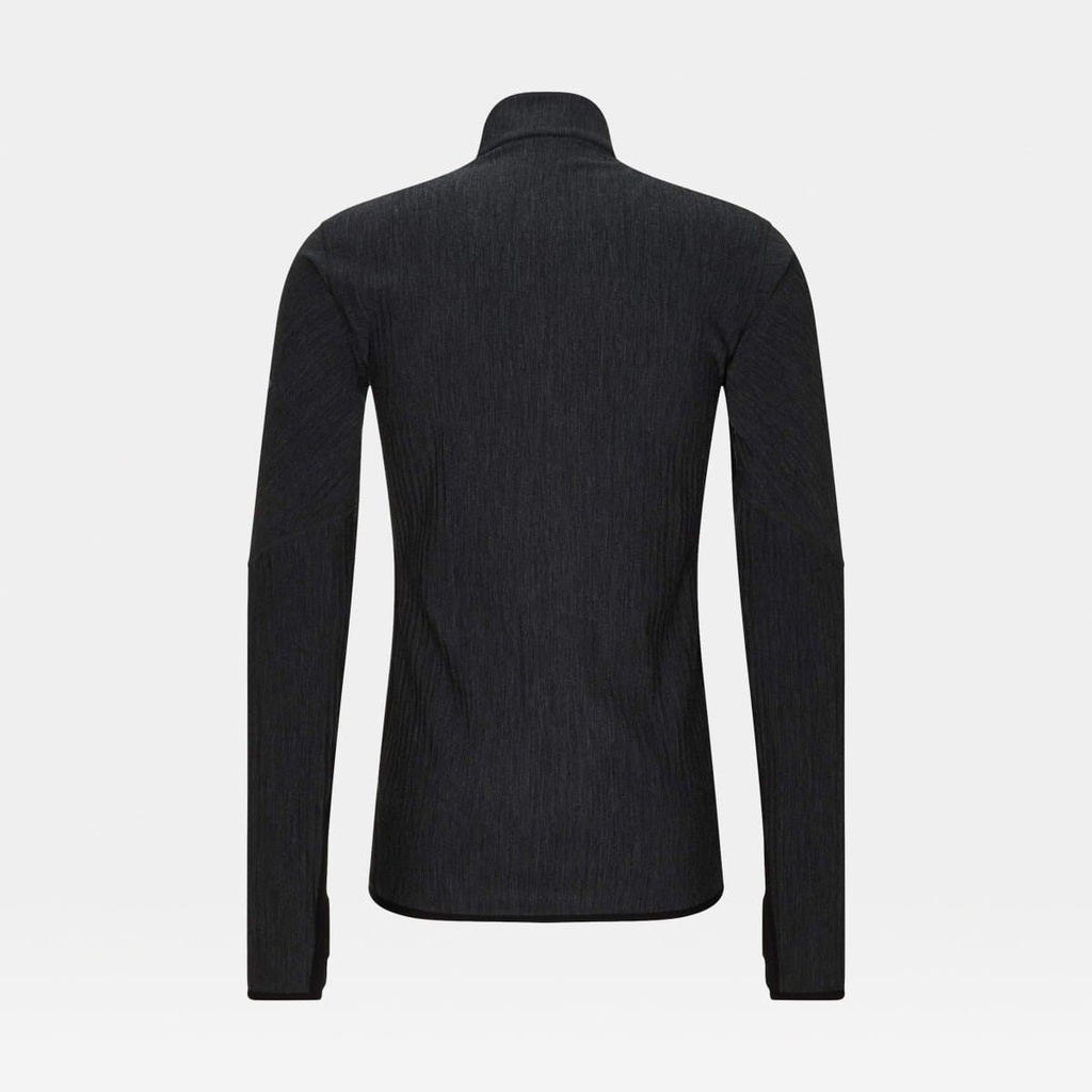 Descender Long Sleeves Zip Jet Heather / Black