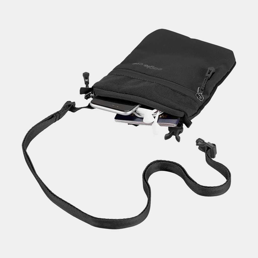 Stash Neck Pouch Black