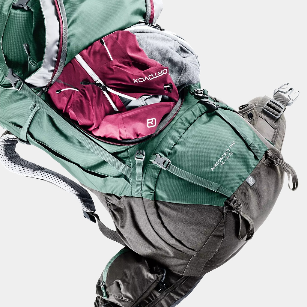 Aircontact Pro 55+15 SL Women (2021) Seagreen / Coffee