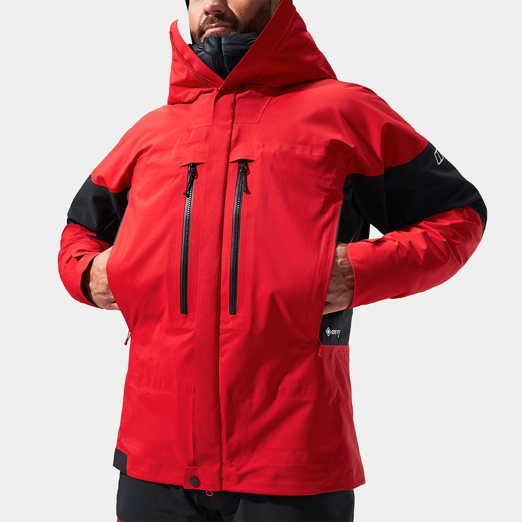 Mountain Guide GTX Pro Jacket (2022) Goji Berry / Jet Black