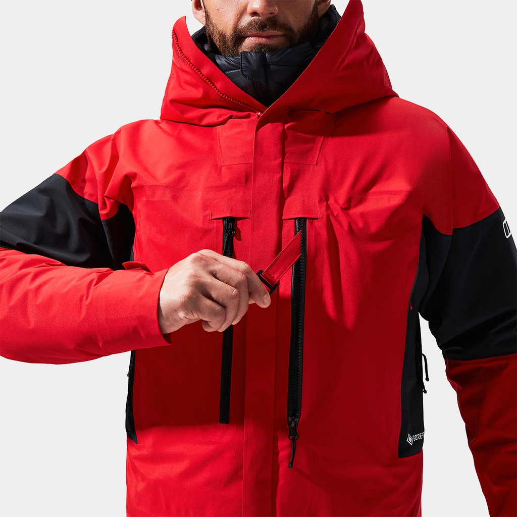 Mountain Guide GTX Pro Jacket (2022) Goji Berry / Jet Black