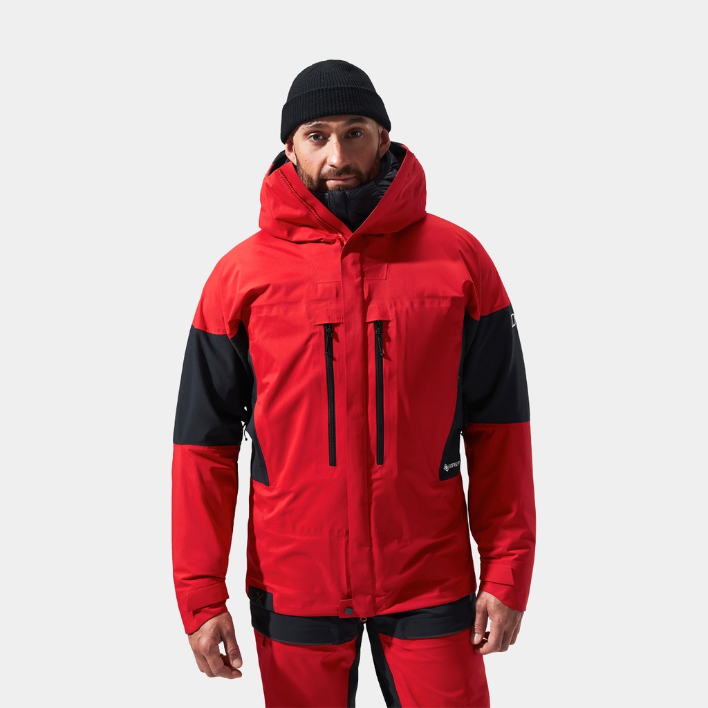 Mountain Guide GTX Pro Jacket (2022) Goji Berry / Jet Black