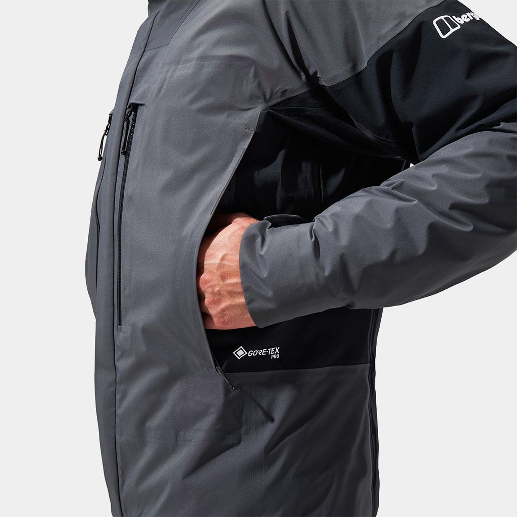 Mountain Guide GTX Pro Jacket (2022) Grey Pinstripe / Jet Black