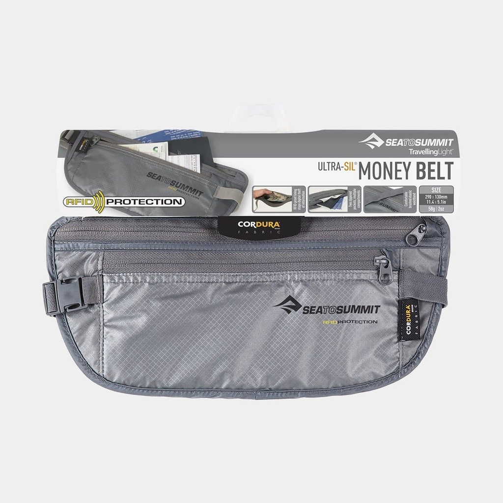 Money Belt RFID Grey