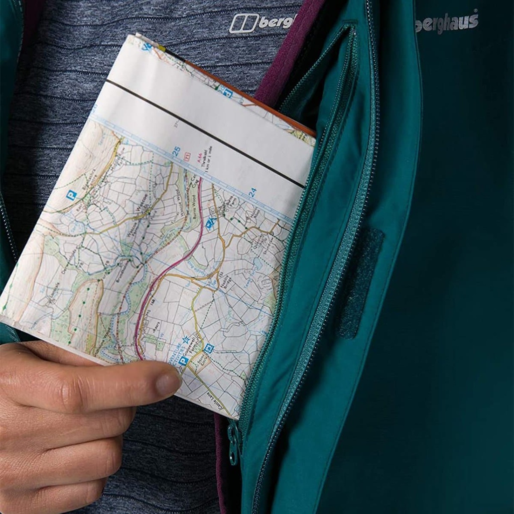 Hillwalker Interactive Waterproof Shell Jacket Women Atlantic Deep