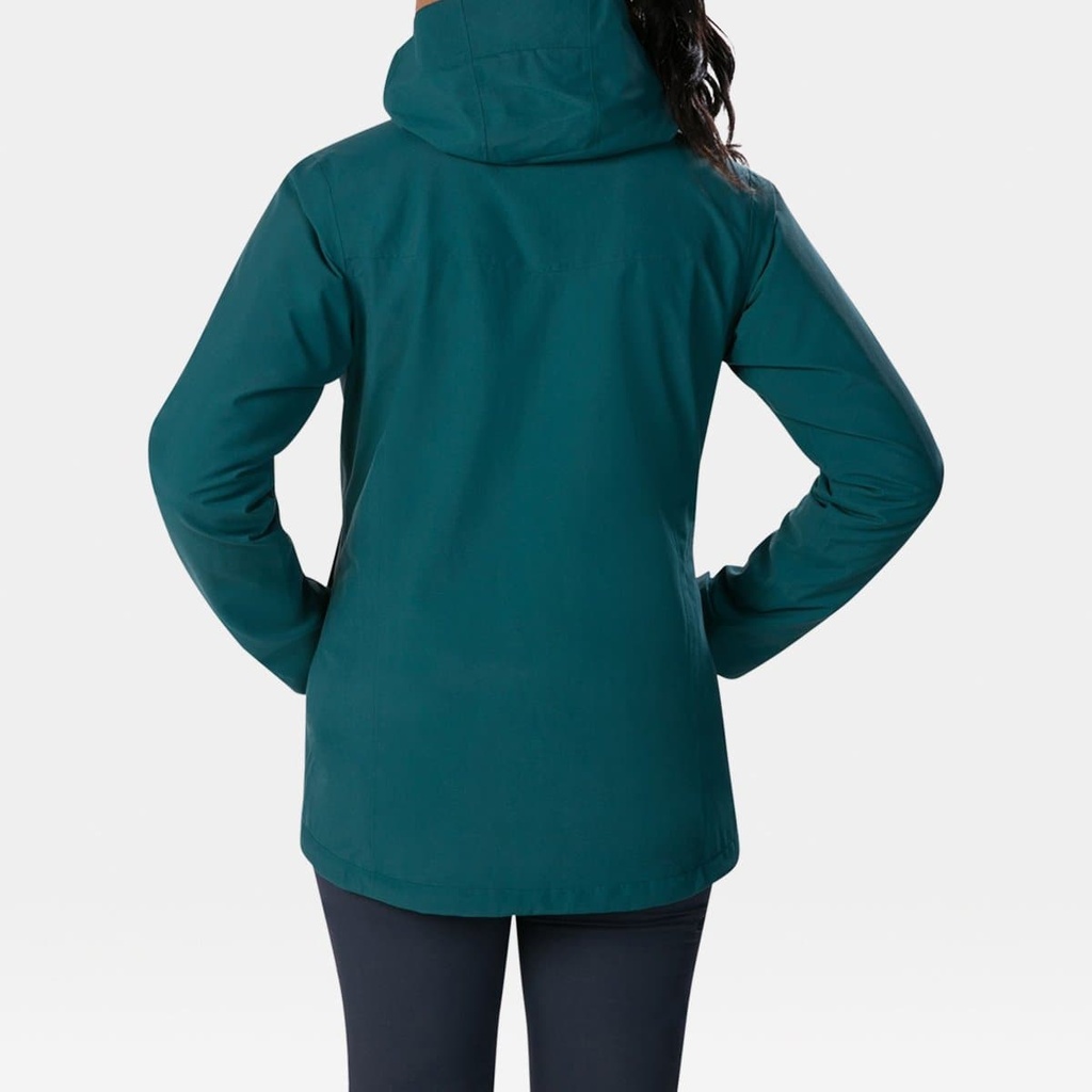 Hillwalker Interactive Waterproof Shell Jacket Women Atlantic Deep