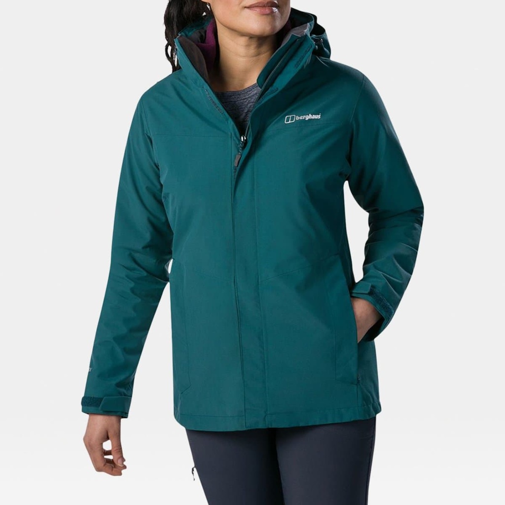 Hillwalker Interactive Waterproof Shell Jacket Women Atlantic Deep