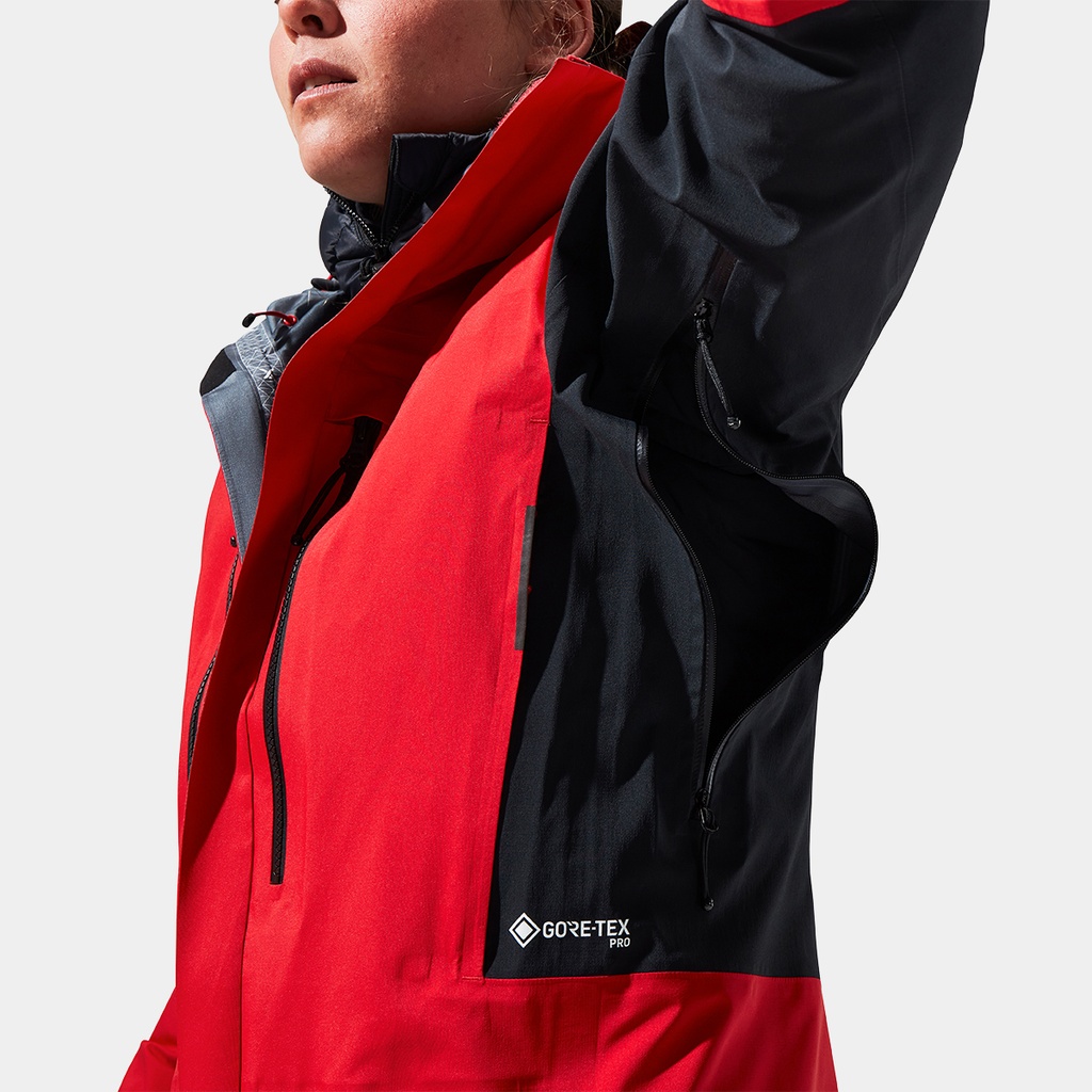 Mountain Guide GTX Pro Jacket Women (2022) Goji Berry / Jet Black