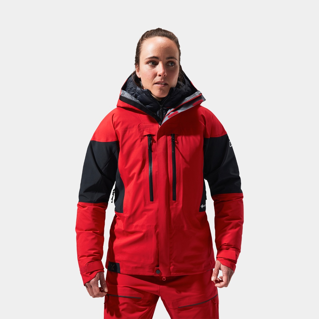 Mountain Guide GTX Pro Jacket Women (2022) Goji Berry / Jet Black