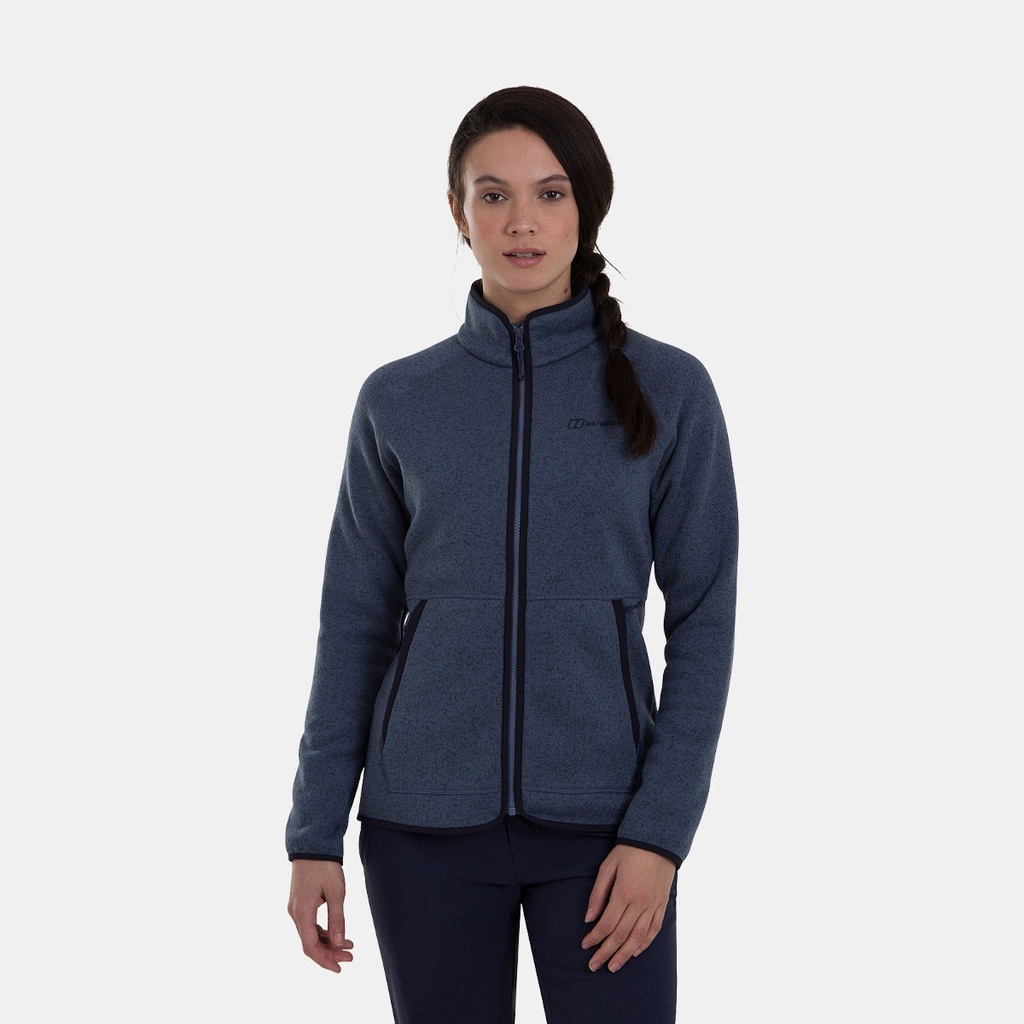 Salair Fleece Jacket Women Vintage Indigo / Mood Indigo