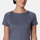 Peak To Point II Short Sleeves Tee Women Nocturnal Heather
