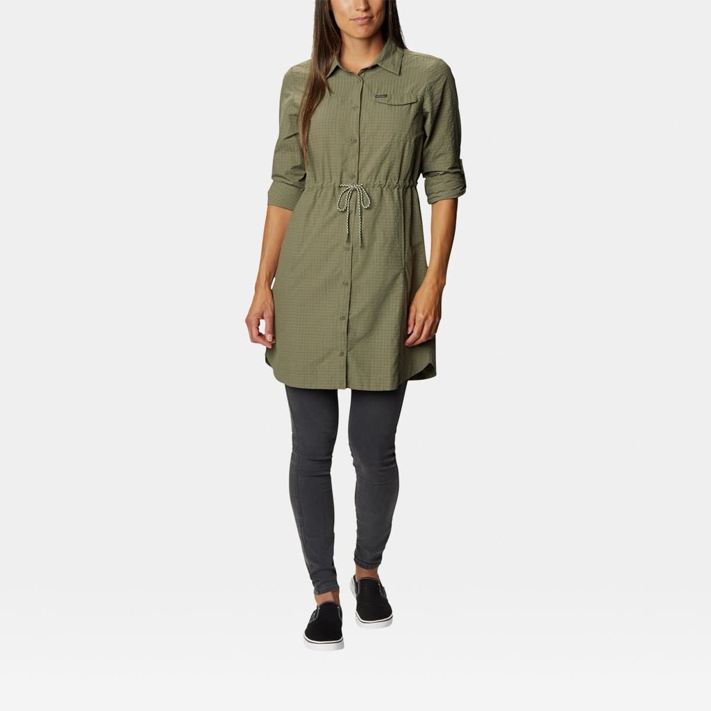 Silver Ridge Novelty Dress Stone Green