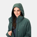 Cyclist Padded Parka II Women Dusty Forest