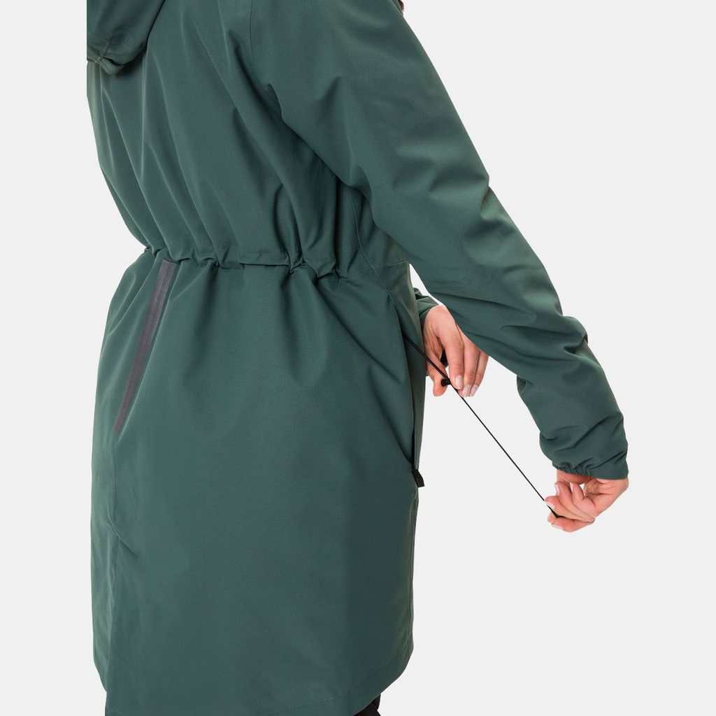 Cyclist Padded Parka II Women Dusty Forest