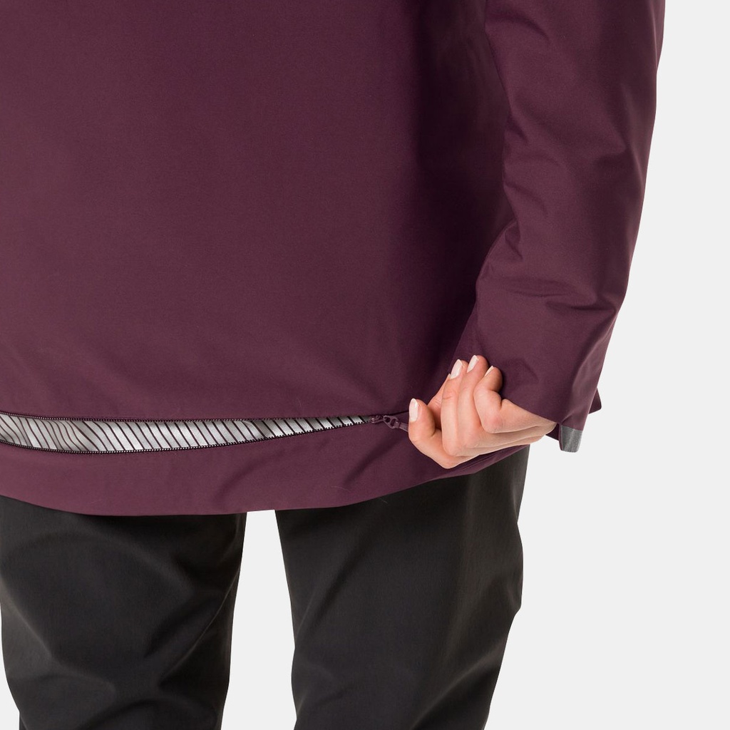 Cyclist Warm Rain Jacket Women Cassis