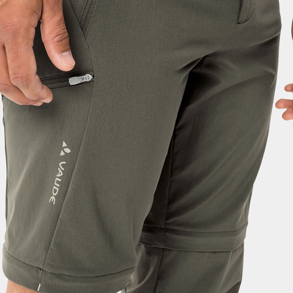 Farley Stretch Zip Off Pants II Khaki