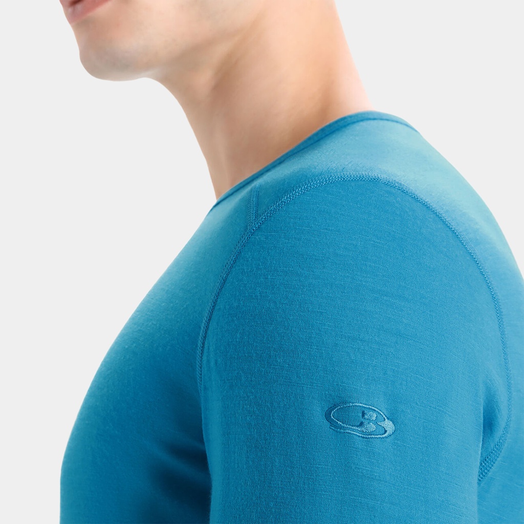 Oasis Long Sleeves Crewe 200 Geo Blue