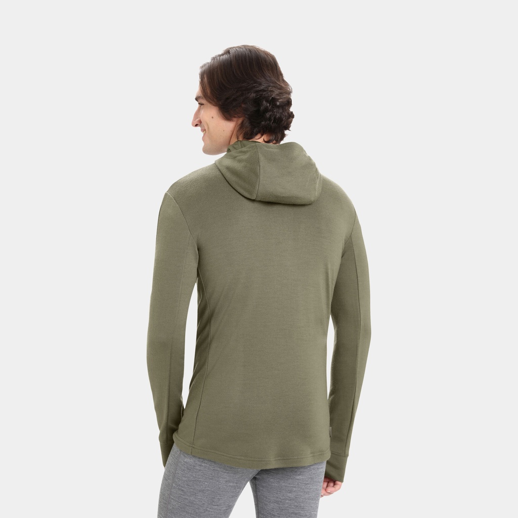 Quantum III Long Sleeves Zip Hoodie Loden