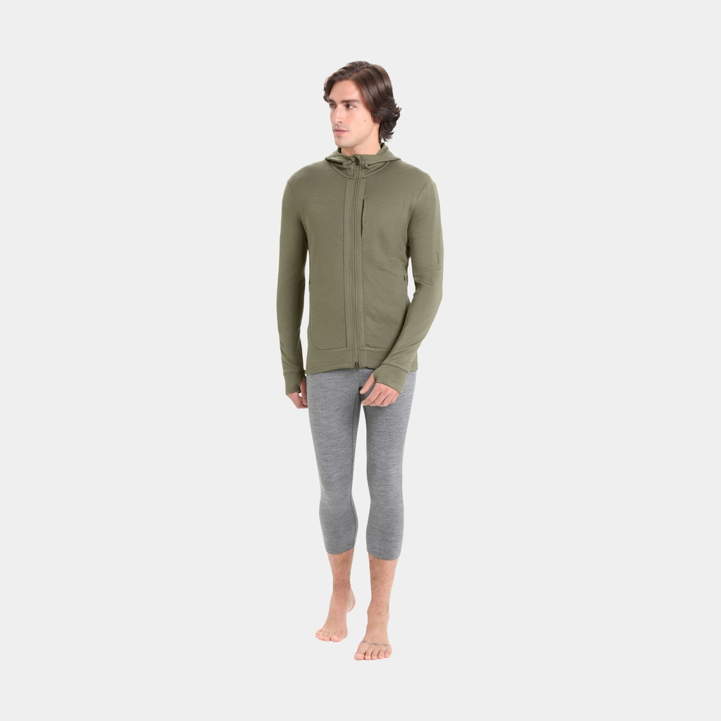 Quantum III Long Sleeves Zip Hoodie Loden