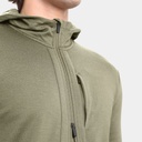 Quantum III Long Sleeves Zip Hoodie Loden