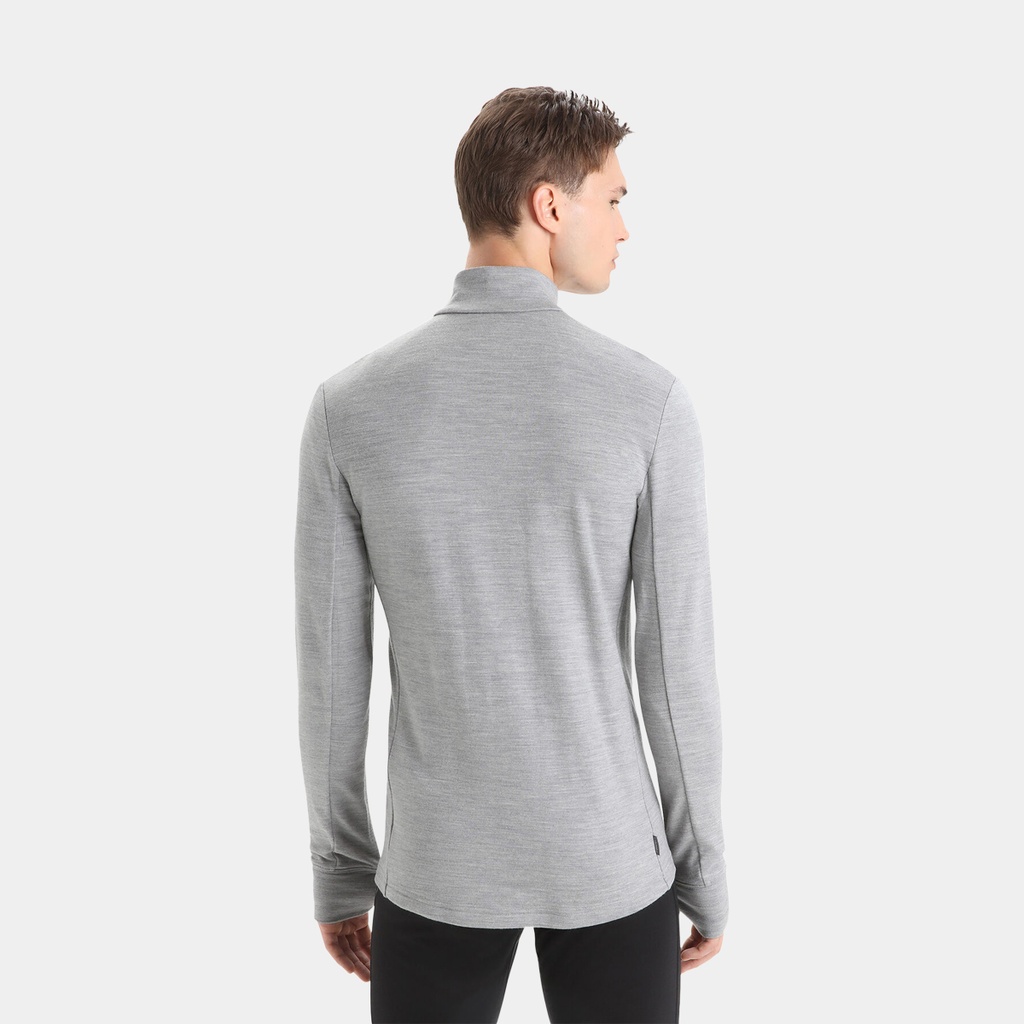 Quantum III Long Sleeves Zip Metro Heather / Black